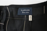 Lanvin Top Black Checked Viscose-Blend Size 38 Sleeveless Blouse available at CelebrityOwned.com img_6