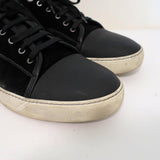 Lanvin Velvet Cap Toe Low Top Sneakers Black Size 11 available at CelebrityOwned.com img_2