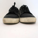 Lanvin Velvet Cap Toe Low Top Sneakers Black Size 11 available at CelebrityOwned.com img_5