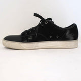 Lanvin Velvet Cap Toe Low Top Sneakers Black Size 11 available at CelebrityOwned.com img_7