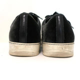 Lanvin Velvet Cap Toe Low Top Sneakers Black Size 11 available at CelebrityOwned.com img_8