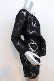 Letarte Lace Long Sleeve Cover-Up Dress Black Size Extra Small NEW available at CelebrityOwned.com img_2