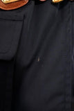 MICHAEL Michael Kors Toggle Duffle Coat Navy Cotton-Blend Size Extra Small available at CelebrityOwned.com img_4
