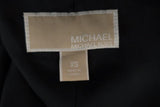MICHAEL Michael Kors Toggle Duffle Coat Navy Cotton-Blend Size Extra Small available at CelebrityOwned.com img_8