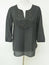 Maison Scotch Blouse Black Embroidered Cotton Size 1
