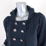 Marc by Marc Jacobs Double Breasted Jacket Navy Wool Knit Size Extra Small available at CelebrityOwned.com img_2