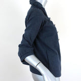 Marc by Marc Jacobs Double Breasted Jacket Navy Wool Knit Size Extra Small available at CelebrityOwned.com img_4