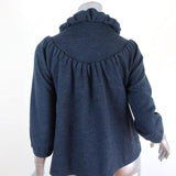 Marc by Marc Jacobs Double Breasted Jacket Navy Wool Knit Size Extra Small available at CelebrityOwned.com img_5