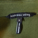 Marissa Webb Theo Jacket Dress Olive Size Medium Long Sleeve Mini available at CelebrityOwned.com img_8
