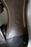 Marni Ankle Strap Sandals Bronze Leather & Navy Suede Size 36.5 Open Toe Flats available at CelebrityOwned.com img_11