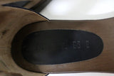 Marni Ankle Strap Sandals Bronze Leather & Navy Suede Size 36.5 Open Toe Flats available at CelebrityOwned.com img_9