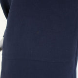 Marni Top Navy Wool Crepe Size 38 Half-Sleeve Blouse available at CelebrityOwned.com img_2