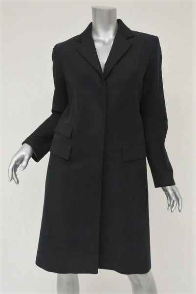 McQ Alexander McQueen Coat Black Cotton Size 44 Single ...