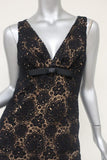 Michael Kors Collection Dress Black Crochet Lace Size 4 Sleeveless V-Neck Mini available at CelebrityOwned.com img_3