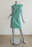Michael Kors Dress Seafoam Virgin Wool Size 8 Cap Sleeve Shift available at CelebrityOwned.com img_1