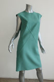 Michael Kors Dress Seafoam Virgin Wool Size 8 Cap Sleeve Shift available at CelebrityOwned.com img_3