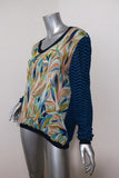 Missoni for Target Sweater Printed Chiffon-Front Chevron Knit Size Medium available at CelebrityOwned.com img_2
