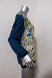 Missoni for Target Sweater Printed Chiffon-Front Chevron Knit Size Medium available at CelebrityOwned.com img_4