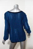 Missoni for Target Sweater Printed Chiffon-Front Chevron Knit Size Medium available at CelebrityOwned.com img_5