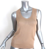 Miu Miu Tank Top Beige Cotton Knit Size 38 available at CelebrityOwned.com img_1