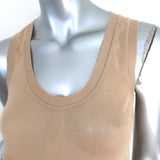 Miu Miu Tank Top Beige Cotton Knit Size 38 available at CelebrityOwned.com img_2
