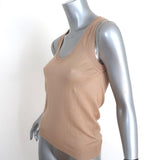Miu Miu Tank Top Beige Cotton Knit Size 38 available at CelebrityOwned.com img_3