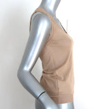 Miu Miu Tank Top Beige Cotton Knit Size 38 available at CelebrityOwned.com img_4