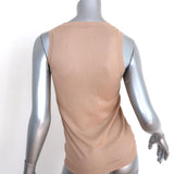 Miu Miu Tank Top Beige Cotton Knit Size 38 available at CelebrityOwned.com img_5