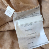 Miu Miu Tank Top Beige Cotton Knit Size 38 available at CelebrityOwned.com img_7