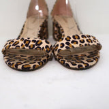 Nicholas Kirkwood Faux Pearl Sandals Miri Leopard Print Grosgrain Size 38 available at CelebrityOwned.com img_4