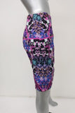 Nicole Miller Artlelier Pencil Skirt Carter Purple Terraform Print Mesh Size 4 available at CelebrityOwned.com img_2