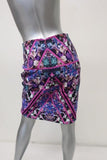 Nicole Miller Artlelier Pencil Skirt Carter Purple Terraform Print Mesh Size 4 available at CelebrityOwned.com img_3