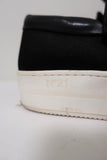 No. 21 Bow Sneakers Black Crystal-Embellished Satin Size 36.5 Slip-On Flatform available at CelebrityOwned.com img_4