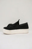 No. 21 Bow Sneakers Black Crystal-Embellished Satin Size 36.5 Slip-On Flatform available at CelebrityOwned.com img_8