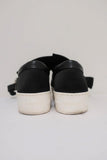 No. 21 Bow Sneakers Black Crystal-Embellished Satin Size 36.5 Slip-On Flatform available at CelebrityOwned.com img_9