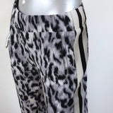 Norma Kamali Side Stripe Jog Pants Gray Leopard Print Size Extra Small available at CelebrityOwned.com img_3
