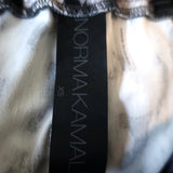 Norma Kamali Side Stripe Jog Pants Gray Leopard Print Size Extra Small available at CelebrityOwned.com img_6