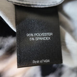 Norma Kamali Side Stripe Jog Pants Gray Leopard Print Size Extra Small available at CelebrityOwned.com img_7