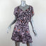 Parker Mini Dress Augustine Animal Print Silk-Blend Size Extra Small