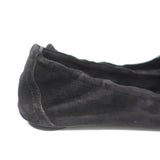 Pedro Garcia Ballet Flats Black Crystal-Embellished Suede Size 37 available at CelebrityOwned.com img_4