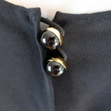 Prada Dress Black Crepe Size 42 Short Sleeve Sheath available at CelebrityOwned.com img_6