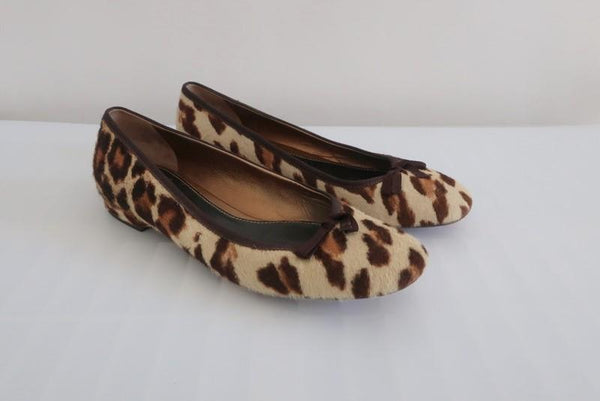 Prada hotsell leopard shoes