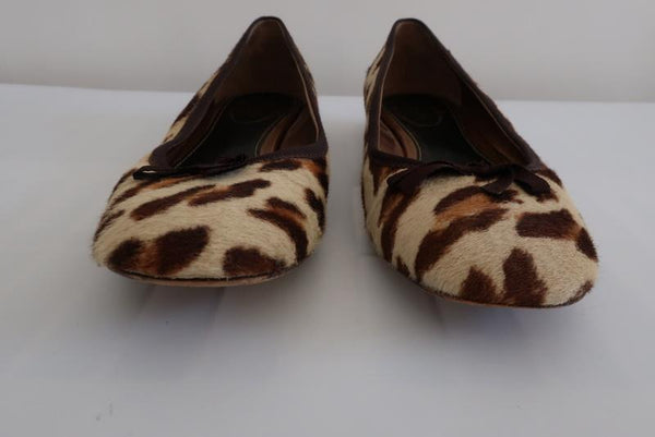 Prada store leopard flats