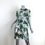 Proenza Schouler Dress White Tropical Print Silk Size 4 Short Sleeve Shift