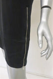 Proenza Schouler T-Shirt Dress Black Cotton Neoprene Size 4 Short Sleeve Mini available at CelebrityOwned.com img_4