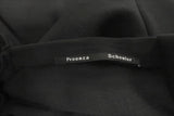 Proenza Schouler T-Shirt Dress Black Cotton Neoprene Size 4 Short Sleeve Mini available at CelebrityOwned.com img_6