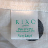 RIXO Dress Eleanor White & Black Polka Dot Size Large Tie-Neck Sleeveless Midi available at CelebrityOwned.com img_10
