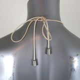 Rag & Bone Halter Crop Top Daytona White Leather Size Extra Small available at CelebrityOwned.com img_6