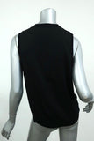 Rag & Bone Hart Choker Tank Black Rib Jersey Size Medium Sleeveless Draped Top available at CelebrityOwned.com img_5
