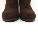 Rag & Bone Kinsey Ankle Boots Brown Suede & Leather Size 38 High Heel available at CelebrityOwned.com img_5
